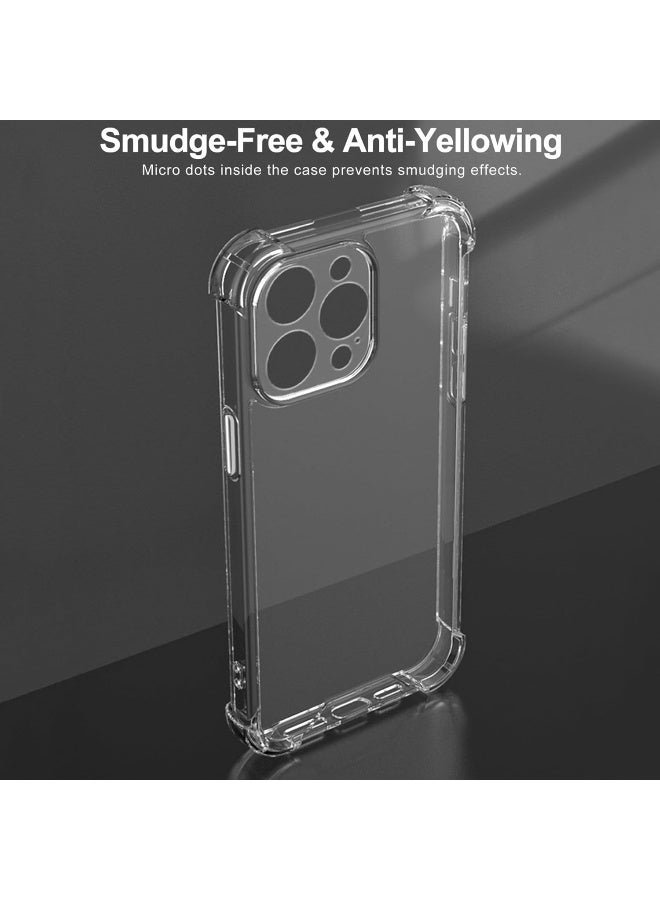 Case Compatible with iPhone 15 Pro Max Cover Silicone Transparent TPU Gorilla Anti-shock Protector Camera Shockproof Corners - Clear - Image 5